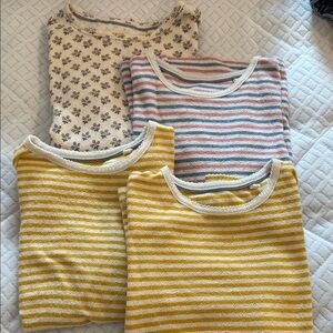 LOT 4 x Boden Cotton Long Sleeve Tops